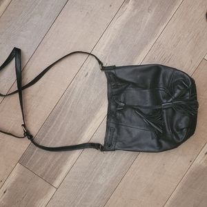 Leather lucky brand tote bag